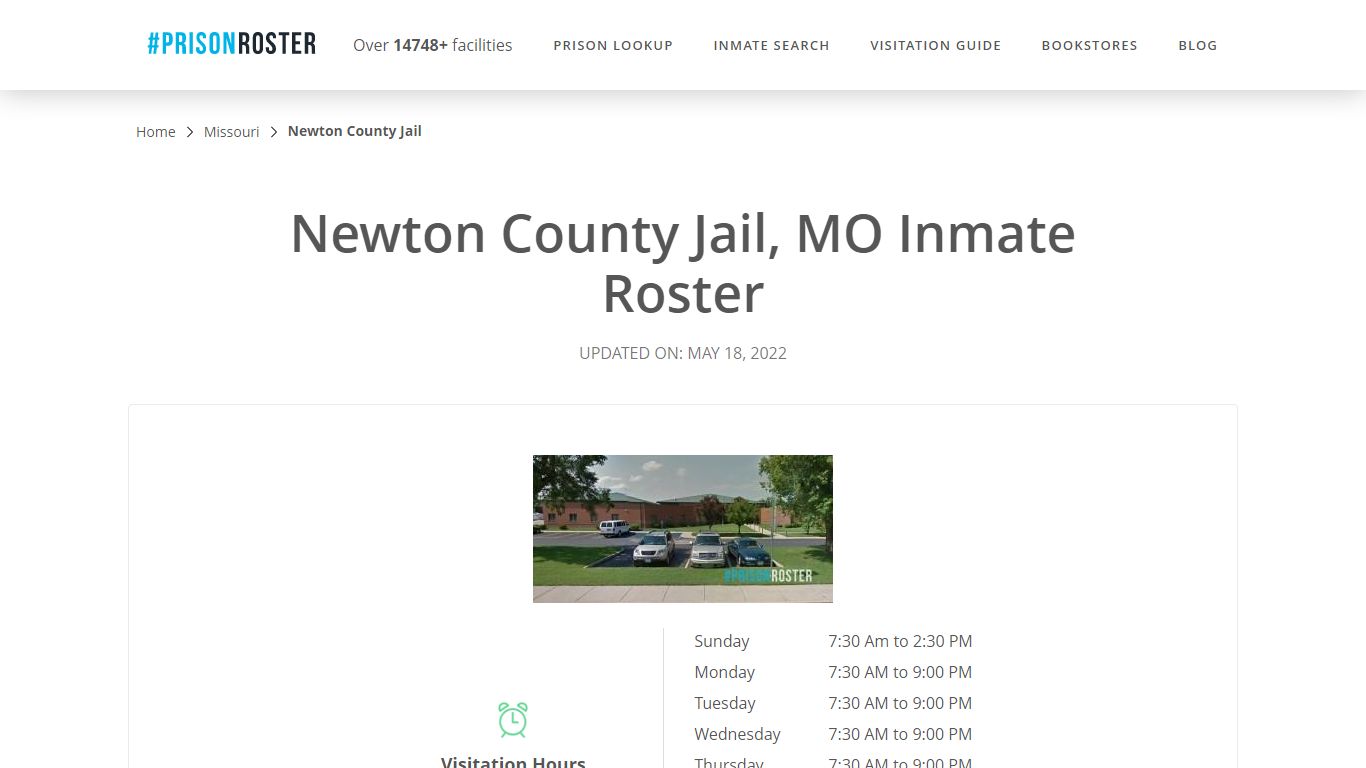 Newton County Jail, MO Inmate Roster - Inmate Locator
