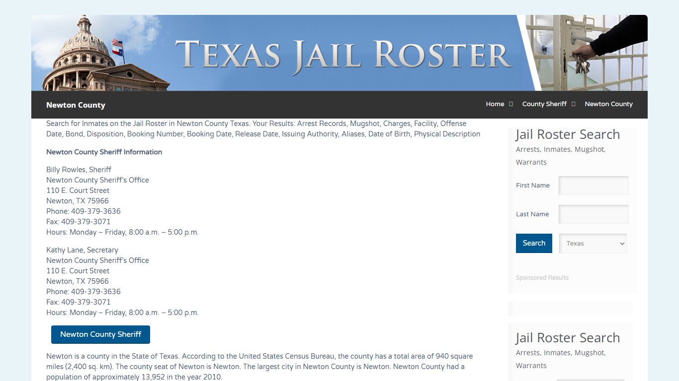 Newton County | Jail Roster Search